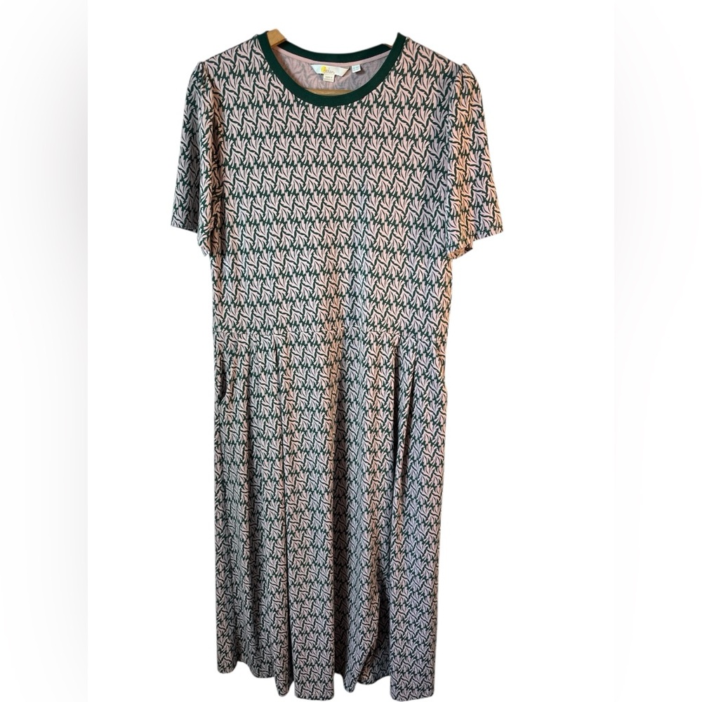 Boden Lucinda Maxi jersey knit Dress Size US 14 R Teacher Office Grandmacore